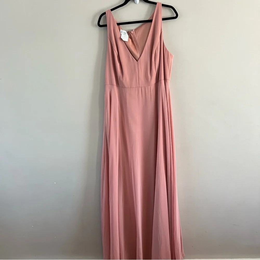 After Six Women's Maxi Dress in Dusty Rose - Picture 2 of 10